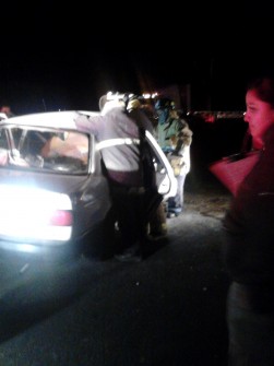 ACCIDENTE: Se impacta contra trailer en carretera Tequisquiapan.
